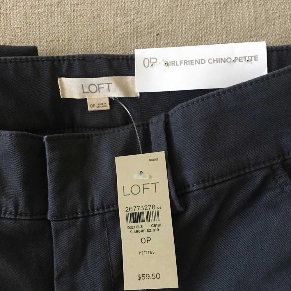 LOFT Girlfriend Chino Pants 0P